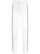 stripe trim trousers